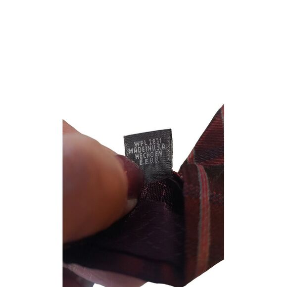 Jones New York Men's Silk Tie Pink Blue Diagonal Striped 59" x 4" Wedding Work - Picture 9 of 12